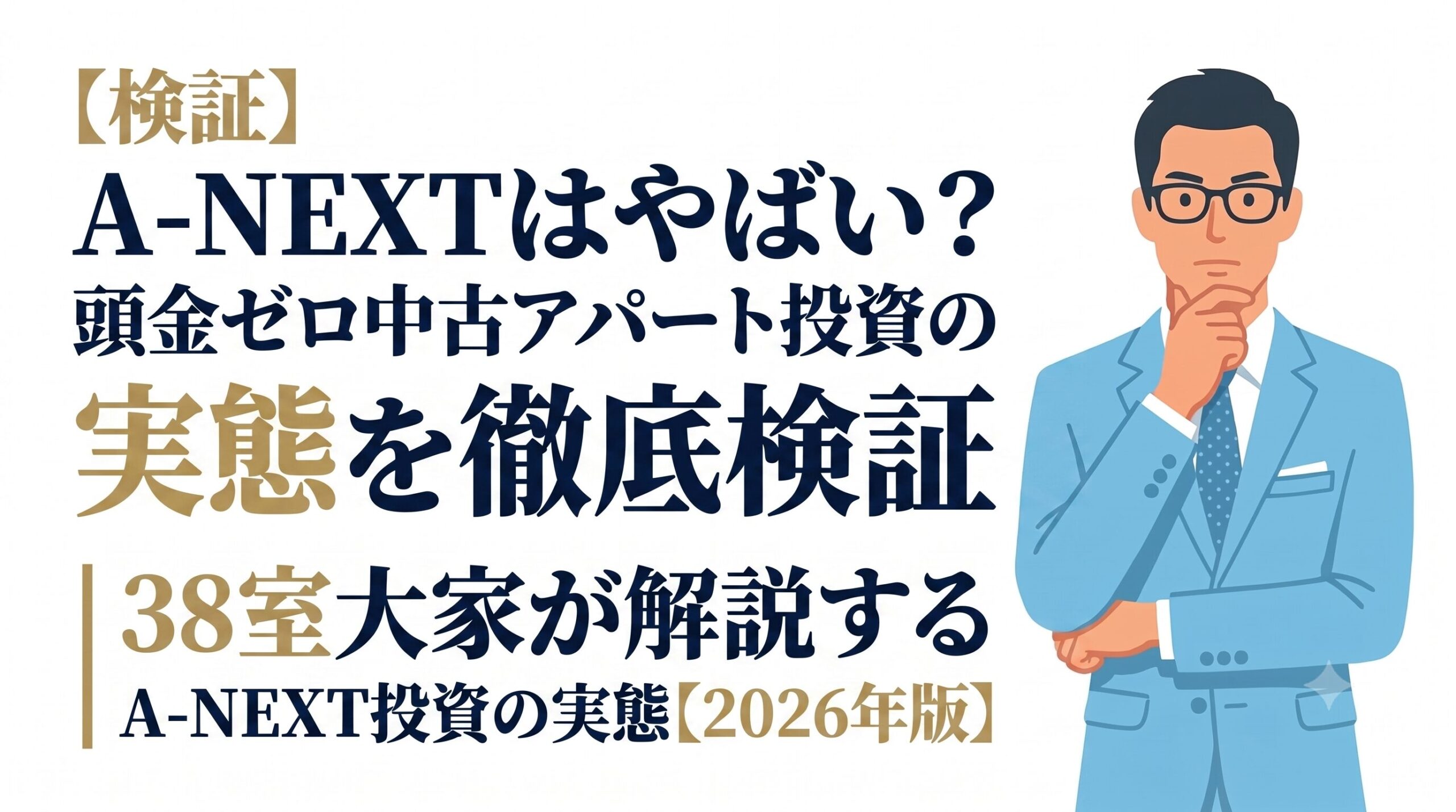 A-NEXTの評判・頭金ゼロ中古アパート投資を38室大家が検証