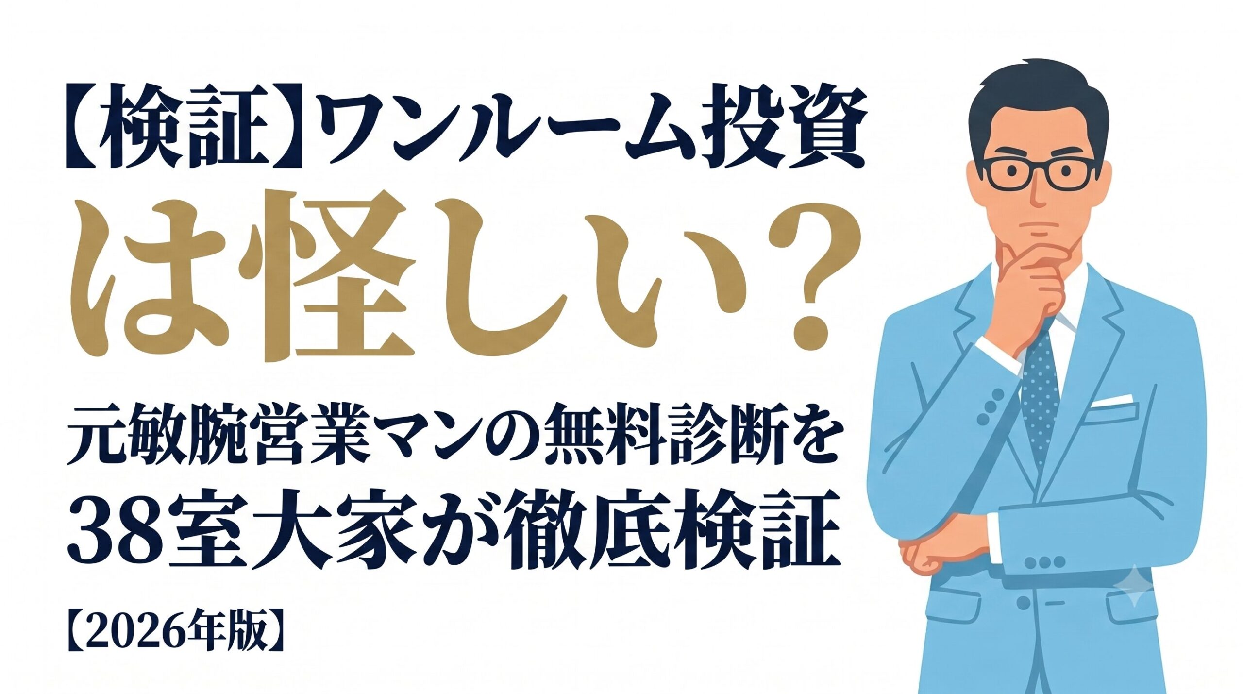 みんなのワンルーム投資の評判・無料診断を38室大家が検証