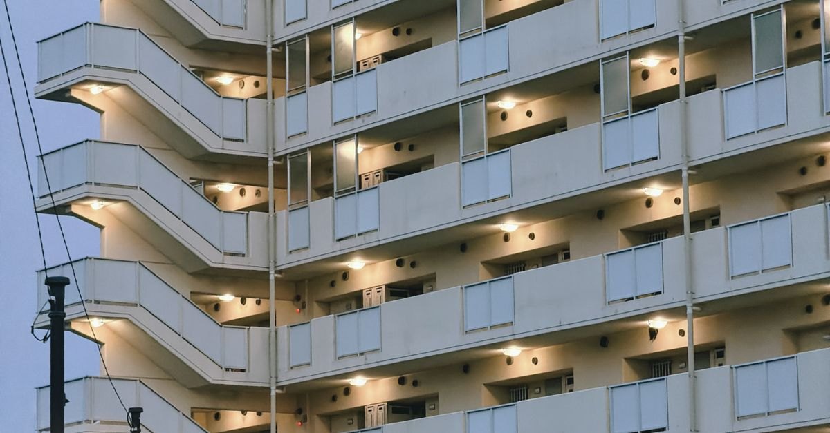 東京の集合住宅の外観